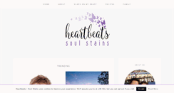 Desktop Screenshot of heartbeatssoulstains.com