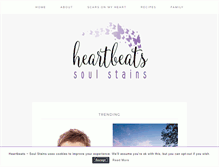 Tablet Screenshot of heartbeatssoulstains.com
